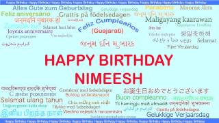 Nimeesh   Languages Idiomas - Happy Birthday