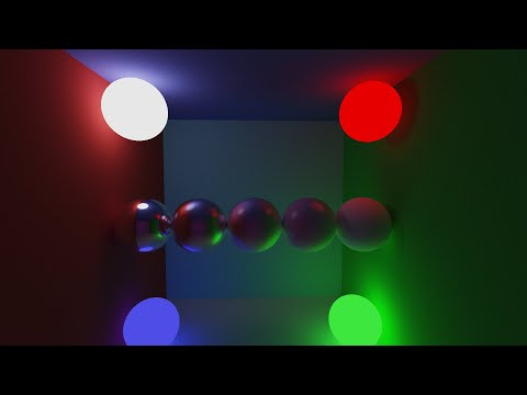 Path Tracing HD 60 FPS | Animation Rendered In Python | 1