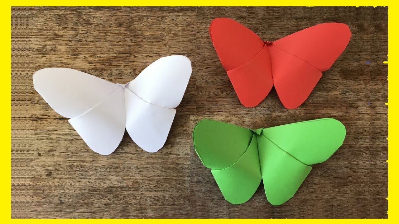 Como hacer mariposa de papel