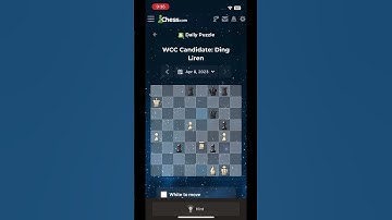 Daily puzzle for 4/8/23 #chess #dailypuzzle #puzzle