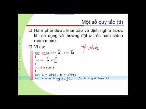 Video: Tại sao C là ngôn ngữ hướng thủ tục?