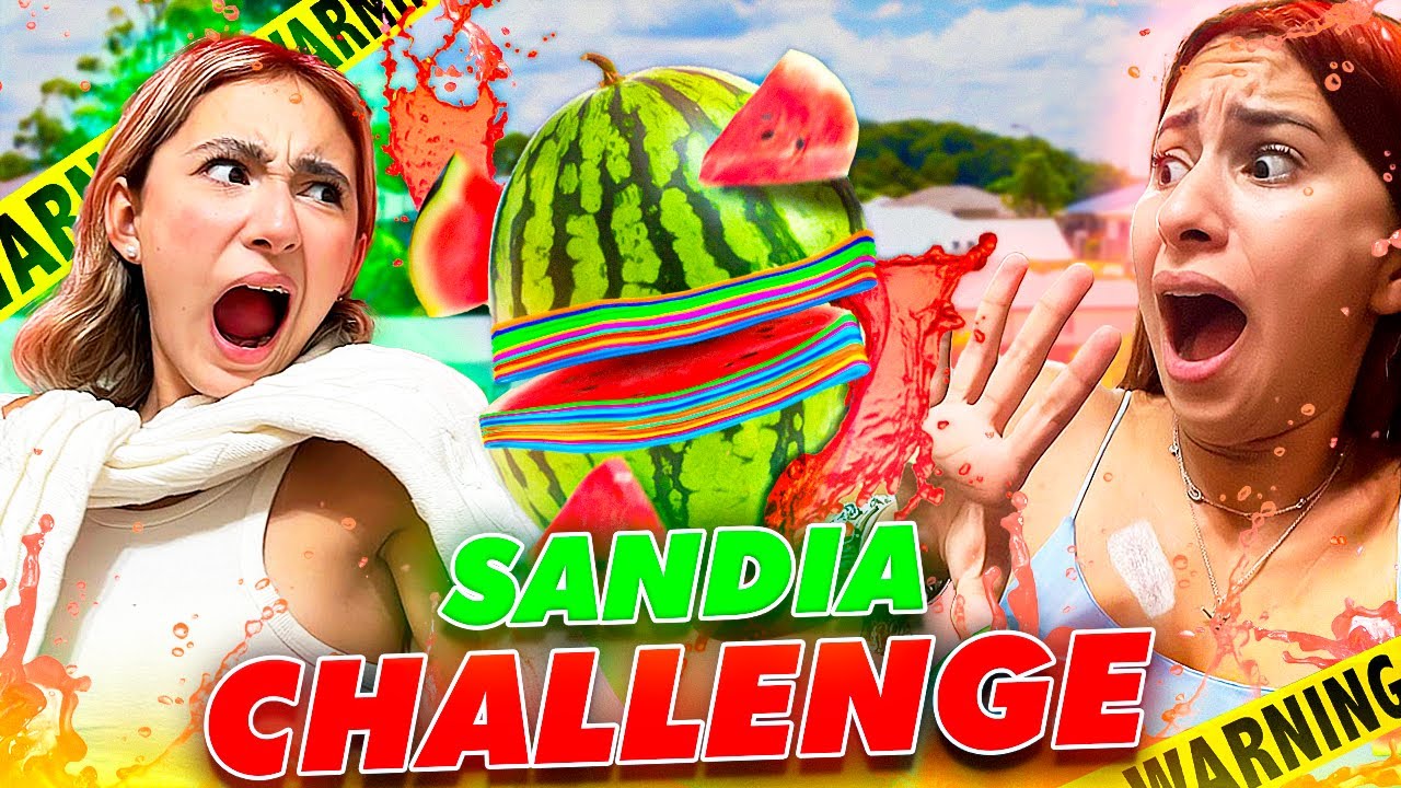 NO CREERAS LO QUE NOS PASO HACIENDO EL SANDIA CHALLENGE  Hermanas JM