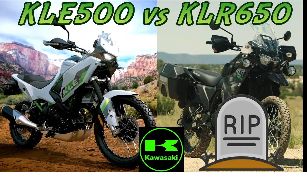 Kawasaki KLE 500 против KLR650. KLR650 будет заменен на KLE500?