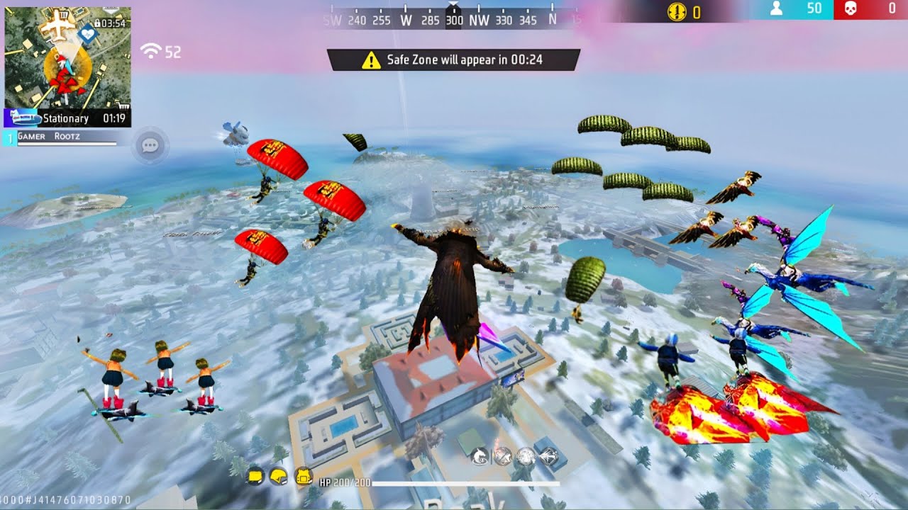 25 Kills 💪 AK47+MP40 🔥 99% Headshot Rate ⚡ Solo Vs Squad Full Gameplay FreeFire (No Edit)