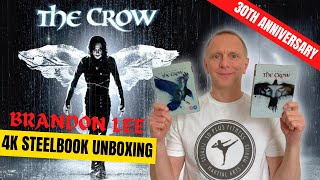 Brandon Bruce Lee 'The Crow' 4K Steelbook Unboxing & Review #brandonlee #thecrow #4k  #ericdraven by 30 Plus Fitness 154 views 3 weeks ago 8 minutes, 50 seconds