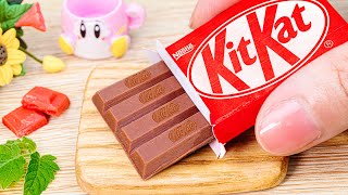 Amazing KitKat Miniature Cake | Delicious Tiny KitKat Chocolate Cake Recipes by Cat Cakes