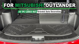 3D TPE Boot Mat for Mitsubishi Outlander ZM Series 7 Seats 2021+ | OAD4X4 #caraccessories