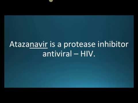 Video: Atazanavir - Instructies Voor Gebruik, Prijs, Beoordelingen, Capsule-analogen