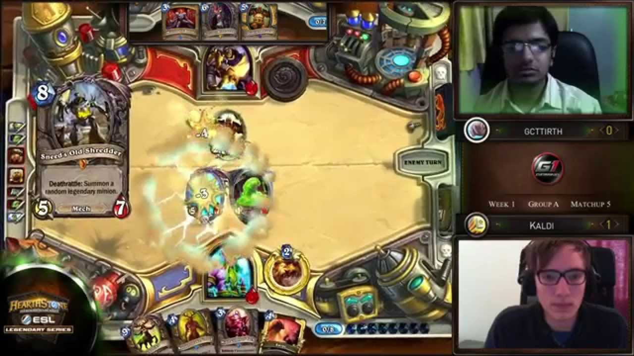 Kaldi vs Gcttirth | Quarterfinal | ESL Hearthstone Legendary Series Season 2