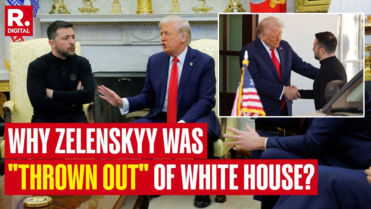 【ZAKI】In Flames⁡⁡、White Houseセット Trump Kicks Zelenskyy Out Of White House After Fiery Oval Office