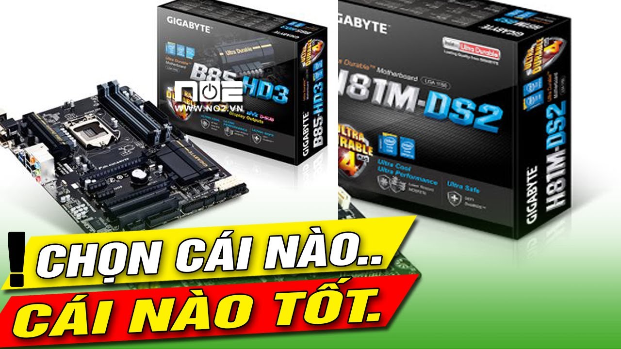 mainboard PC, MAINBOARD MÁY TÍNH H81 B85 chọn cái nào - youtube