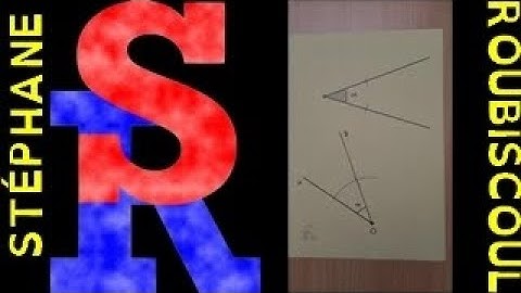 Règle, compas : Reporter un angle