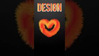 Abstract Fluffy Heart Soft Texture Design #shorts screenshot 5
