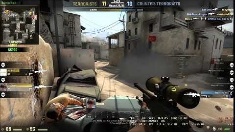 CS:GO Jumping No-scope Headshot Wall Bang