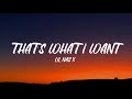 Lil Nas X - That’s What I Want (Lyrics)