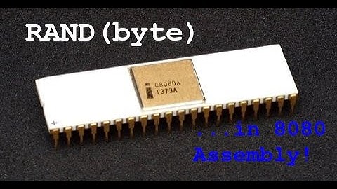 8080 Assembly Programming: LET