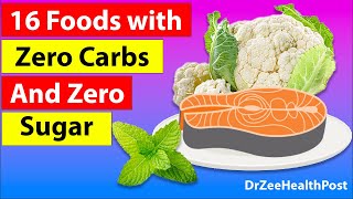 Foods with Zero Carbs and No  Sugar