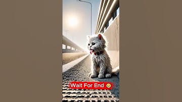 wait for end 😢  #sadcat  #cat #cats #catvideos #aicat  #cats  #shorts