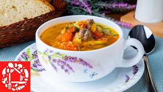 I can eat this soup every day! meatball soup recipe
