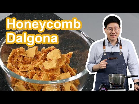 Korean Honeycomb Toffee  a.k.a. Mega Dalgona