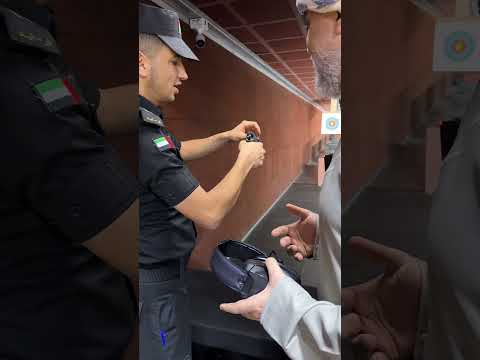 ده اللى بيحصل لما تيجي تصوب لأول مره نادي الرماية الشارقه
