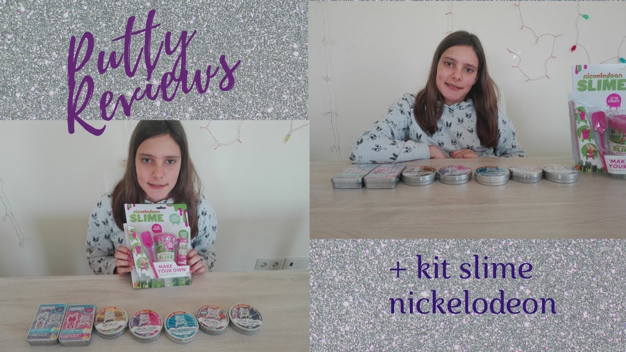 Testando Puttys + kit slime nickelodeon