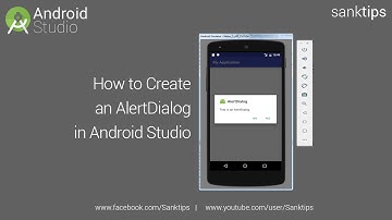 How to Create AlertDialog in Android Studio | Sanktips