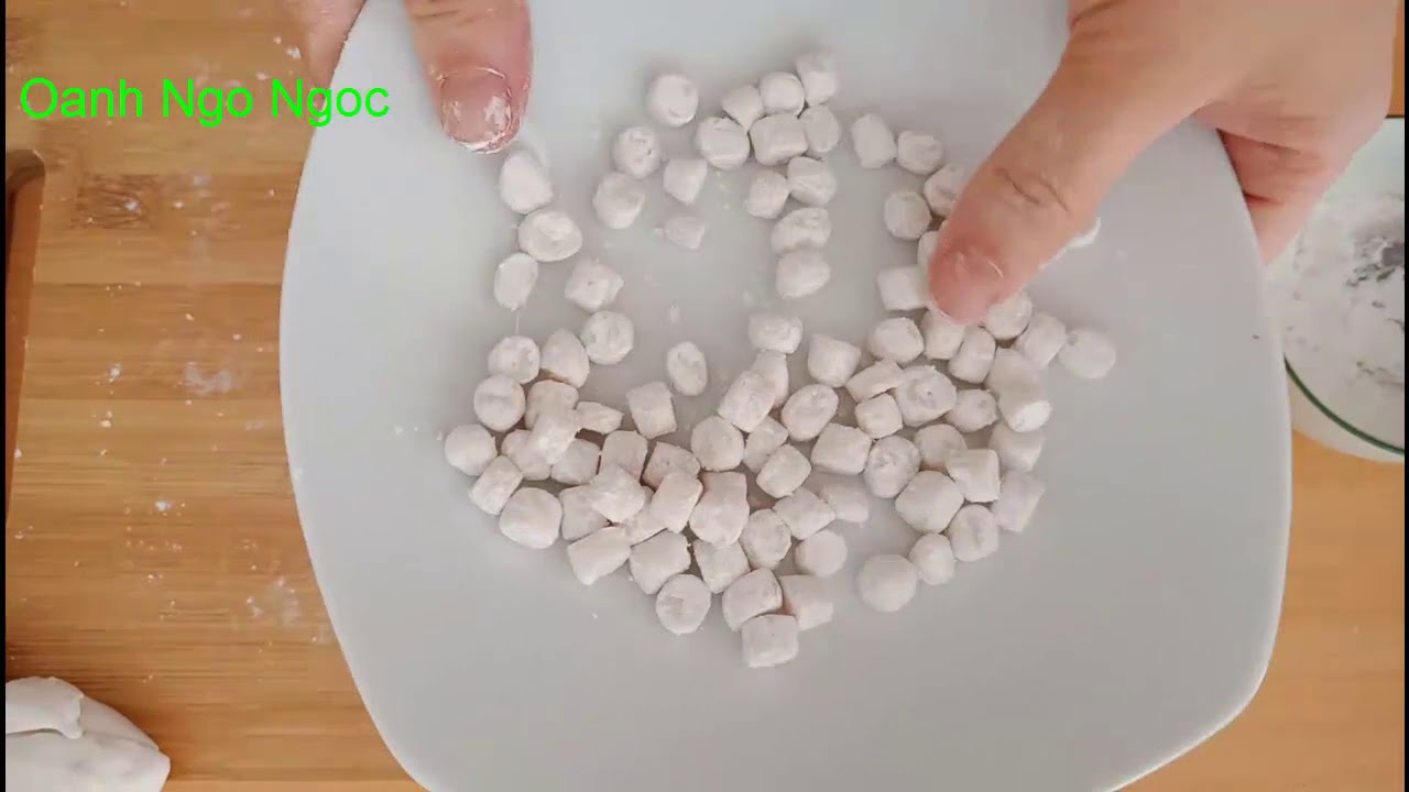 Cách làm trân châu trắng bằng bột năng cực đơn giản