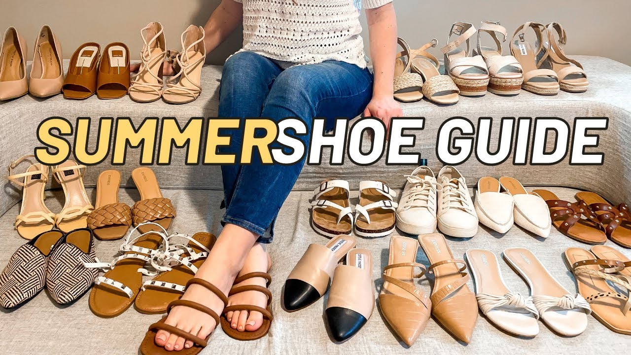 BEST SHOES FOR SUMMER Shoe Haul 2021 Ultimate Summer Shoe Guide YouTube