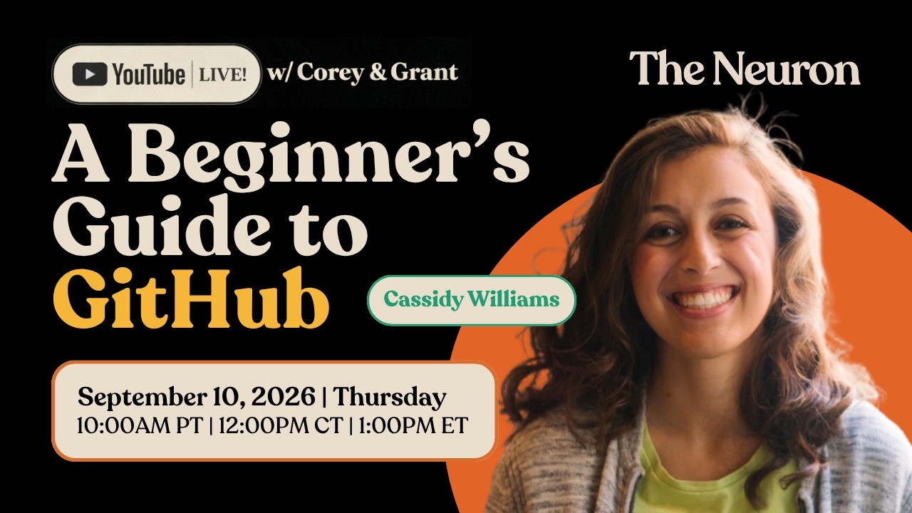 A Beginner’s Guide to GitHub, LIVE with Cassidy Williams
