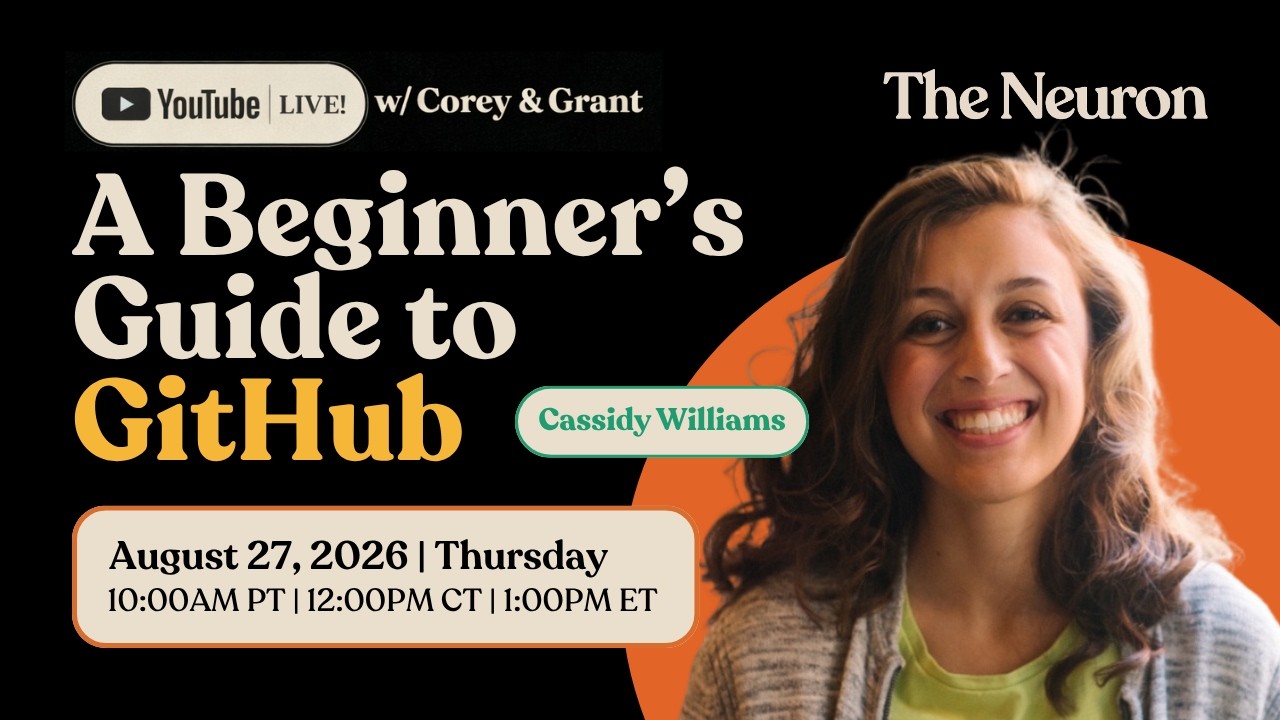 A Beginner’s Guide to GitHub, LIVE with Cassidy Williams