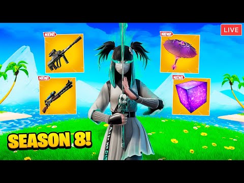 ? LIVE - SEASON 8 ARENA GRIND TO CHAMPS! - FORTNITE BATTLE ROYALE | 3600+ SOLO WINS