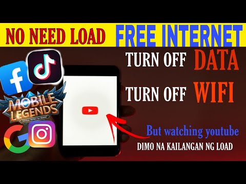 NO LOAD, NO DATA BUT WATCHING YOUTUBE AND PLAYING MOBILE LEGENDS (FREE INTERNET) HIGH APN
