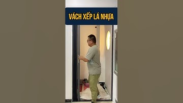 Đẹp mà không đắt – cửa xếp nhựa lá nhôm HAKA 💸 #congtyhaka #nhadep #xaynhatho