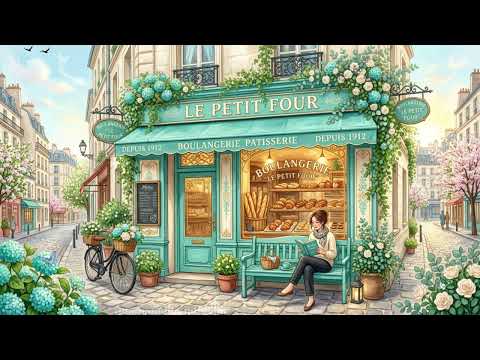 𝐏𝐚𝐫𝐢𝐬 𝐁𝐚𝐤𝐞𝐫𝐲 🥐 Music for a Book and a Bench | 2 Hour French Café Music