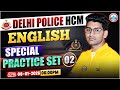 Delhi Police HCM English Classes 2025, English Special Practice Set 02, Delhi Police HCM Exam Review