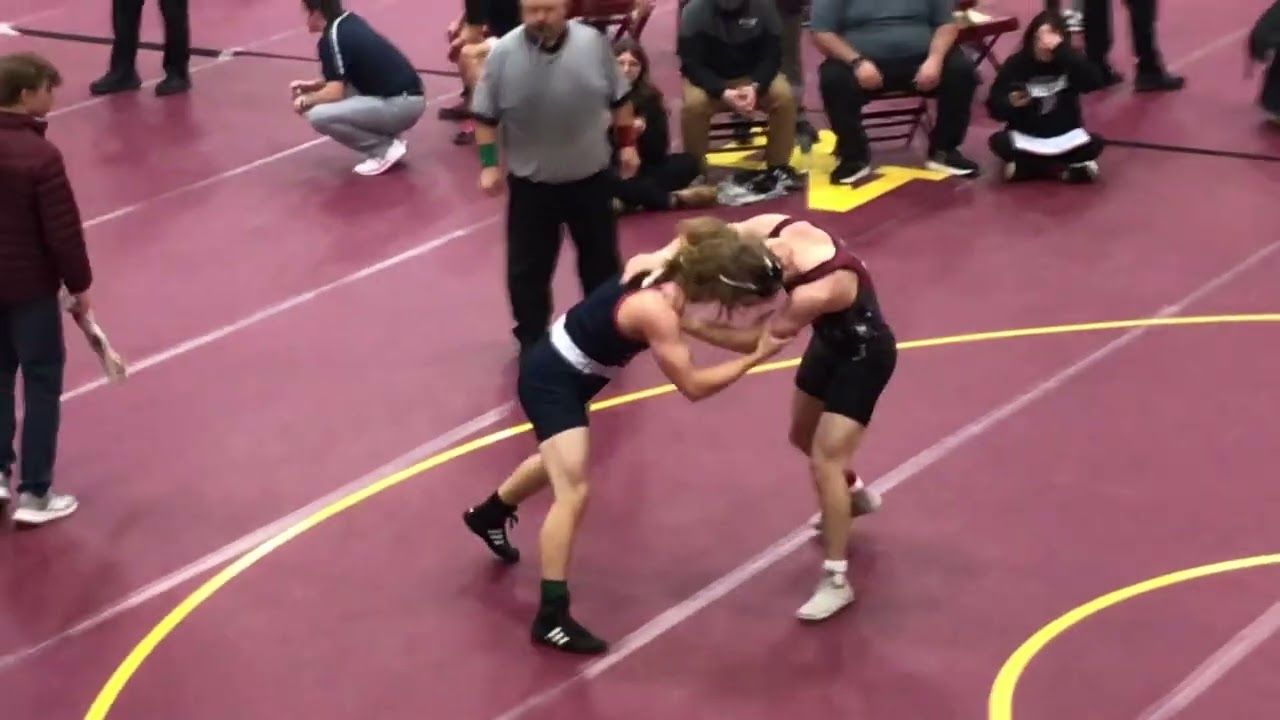 Me getting a one minute pin at sectionals 