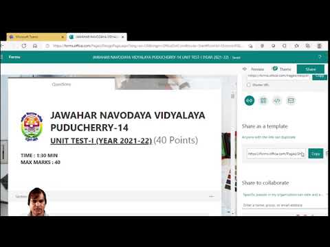 Share to collaborate Microsoft forms in just 30 seconds.