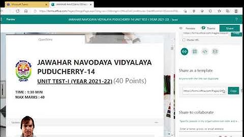 Share to collaborate Microsoft forms in just 30 seconds.