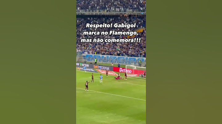 Gabigol não comemorou o gol pelo.#flamengo #cruzeiro #flamengosempre