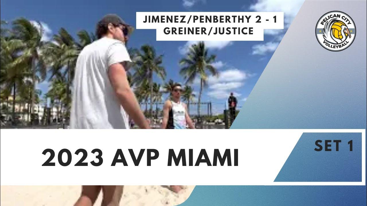 AVP Miami B.Greiner/J.Justice set 1 YouTube