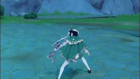 normal bow users vs yelan and childe