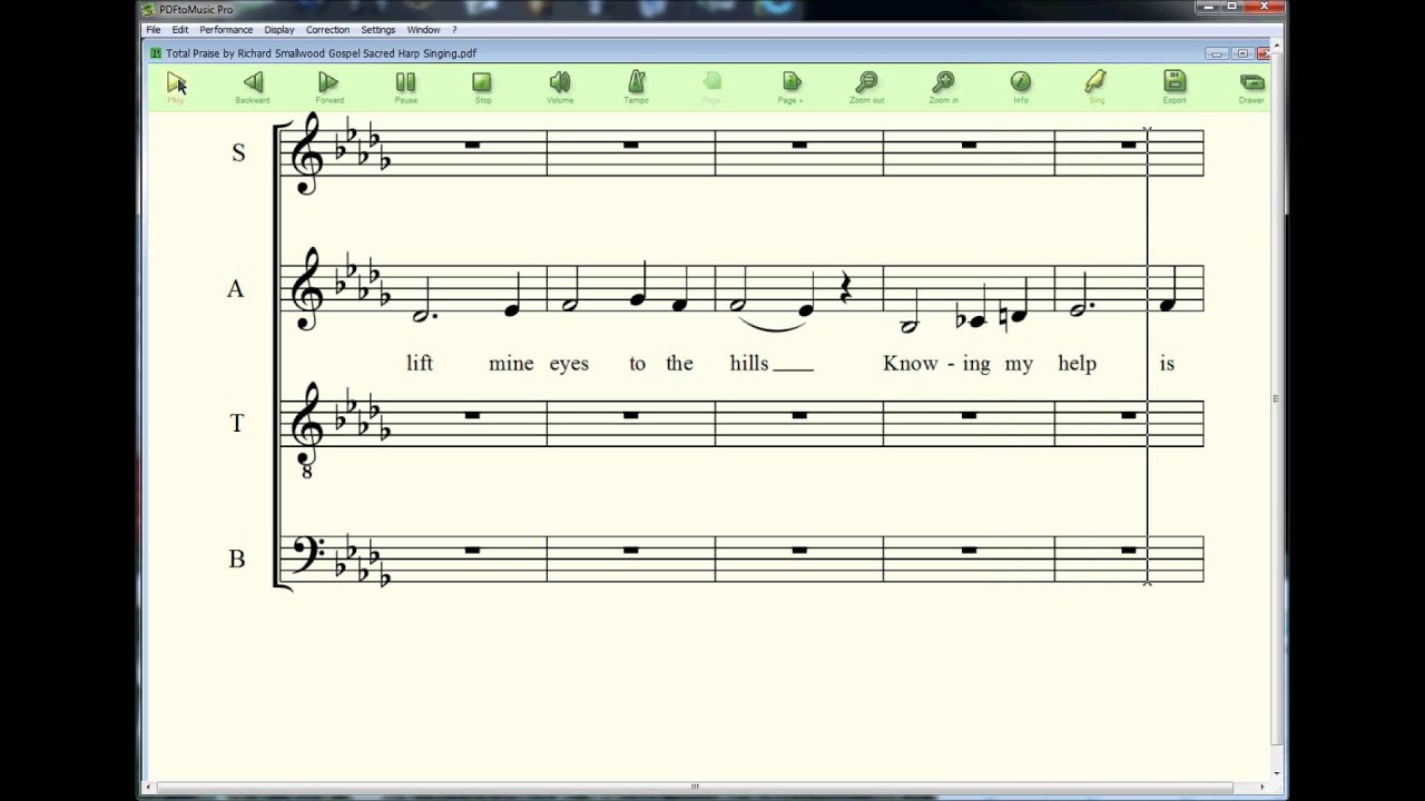 teach me total praise by richard smallwood gospel sacred harp total sheet music