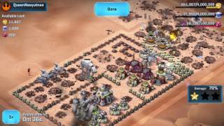 Star Wars Commander iOS - 100 % Imperial Attack Tatooine Rogue One Part II Event