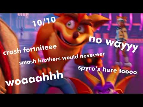 Crash Bandicoot is going to bankrupt me in Fortnite
