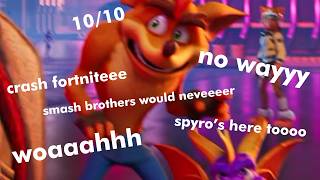 Crash Bandicoot is going to bankrupt me in Fortnite