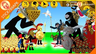 ALL SPEARTON GRIFFON GOLDEN XIPHOS VS ALL BOSS ZOMBIE MEGA KAI | Stick War Legacy Mod | Stick789Apk