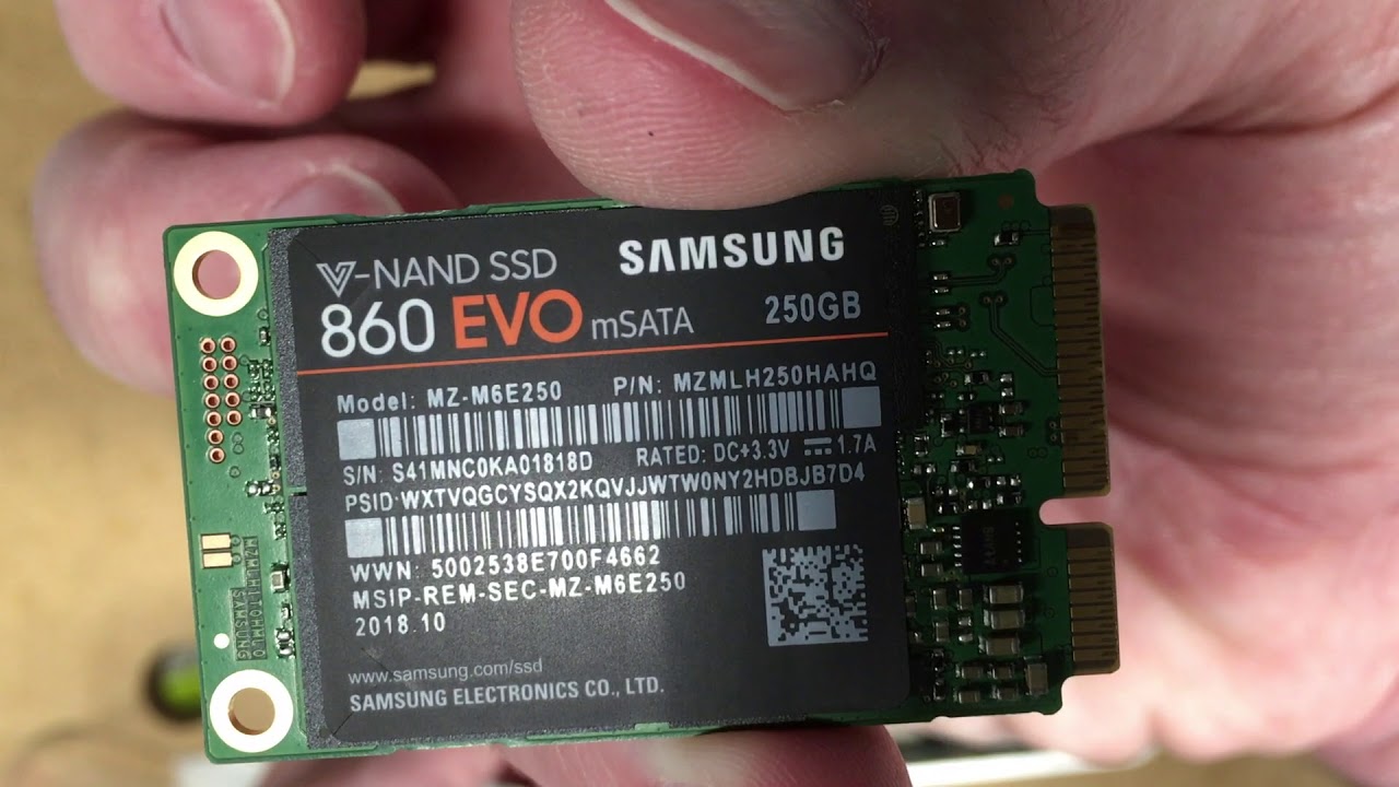 Ssd Samsung 860 Msata
