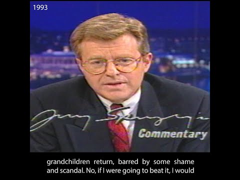 Archives: Jerry Springer says goodbye to Cincinnati television in 1993