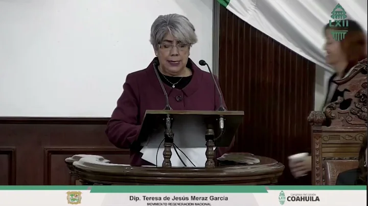 Posicionamiento de la Diputada Teresa Meraz 30.11.22